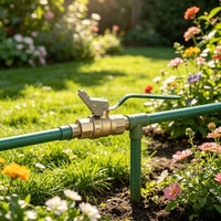 Vanne à boisseau sphérique en laiton verrouillable certifiée CE, 1/2 pouce, filetage femelle, pleine passée, haute pression 1,6 MPa, avec joint PTFE, pour contrôle d'eau, OEM, usage domestique et industriel