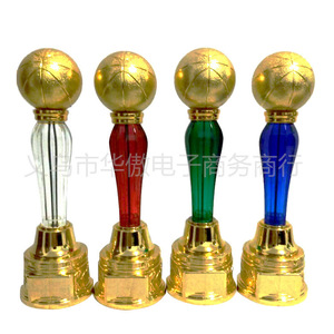 Trophée de basket-ball en acrylique sur mesure H31cm, prix sportif durable, cadeau, vente en gros - Product Image 1