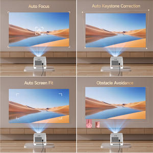 맥큐빅 오토 포커스 네이티브1080P 900ANSI 8K 내장 앱 올위너 H726 HY350 맥스 스마트 프로젝터 Wifi6 휴대용 영화 야외용 - Product Image 3