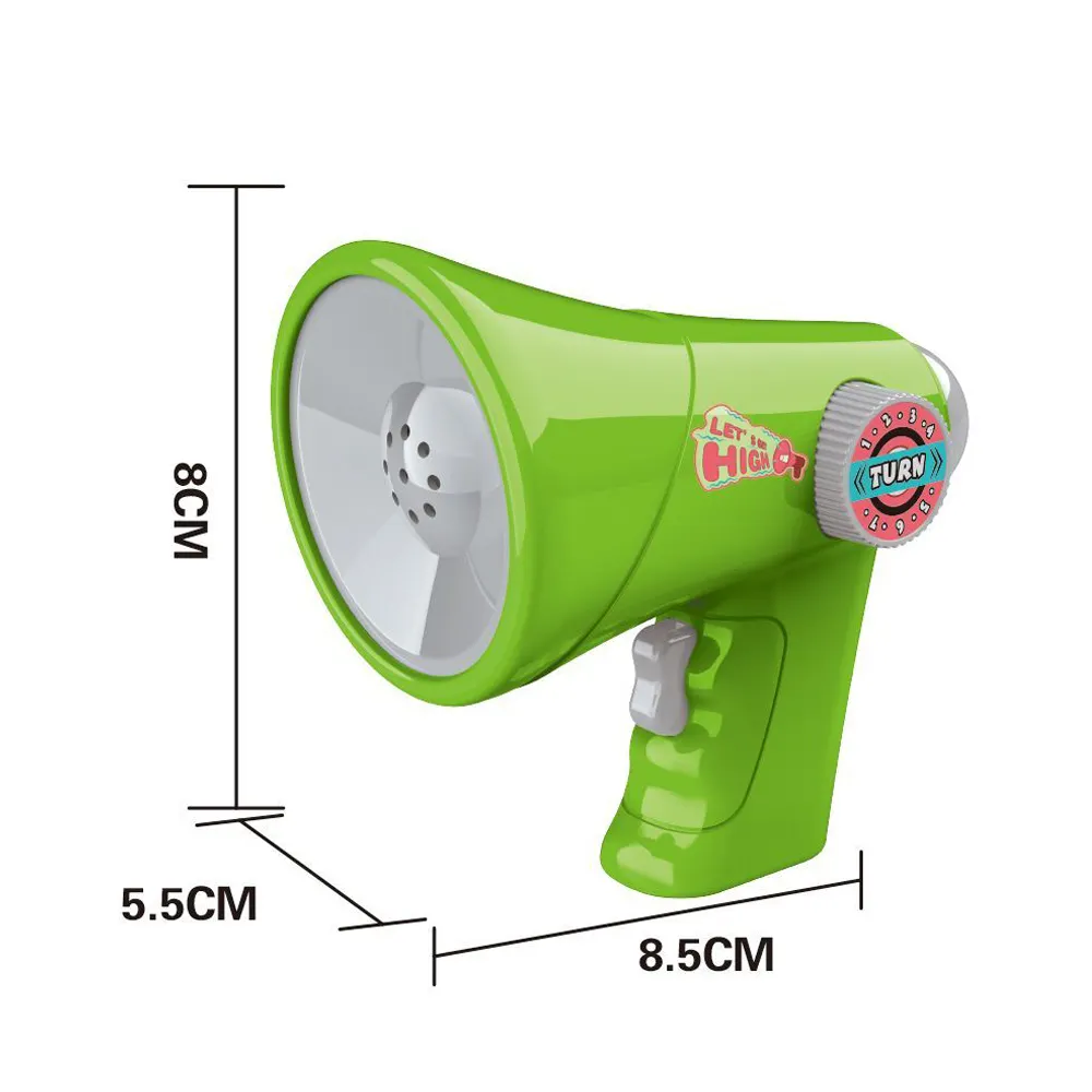 2022ใหม่ร้อนขายแปลกพลาสติกลำโพงเสียงดังเมจิกฮอร์นเด็กตลกสมาร์ทเปลี่ยนเสียงของเล่น
