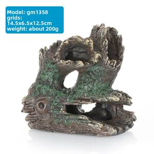Neue Baum wurzel Baum höhle Aquarium Landschaft Aquarium Harz Dekoration <span class=keywords><strong>Set</strong></span> Fisch und Garnelen Evakuierung höhle Steingarten - Product Image 3