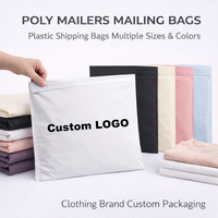 Sacs d'expédition en polyéthylène personnalisés avec logo, enveloppes d'expédition en plastique, plusieurs tailles et couleurs, emballage personnalisé pour les marques de vêtements