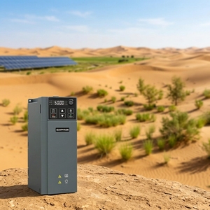 Soluzione Solare All-in-One Sunphase per Pompaggio 0.75KW 1HP 3HP 220V con Inverter Solare MPPT 99% AC <span class=keywords><strong>DC</strong></span> a Tensione Ampia per Irrigazione - Product Image 3