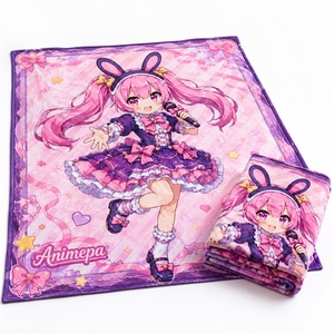 <span class=keywords><strong>Couverture</strong></span> en polaire polaire chaude personnalisée par sublimation et transfert de chaleur imprimée avec bande de dessin animé pour <span class=keywords><strong>couverture</strong></span> à usage décontracté pour hôtel maison - Product Image 1