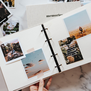 Cao cấp Linen bìa cứng Album ảnh cá nhân kỷ niệm đám cưới Bộ nhớ cuốn sách DIY sổ lưu niệm Tạp Chí với tùy chỉnh Hộp quà tặng - Product Image 3