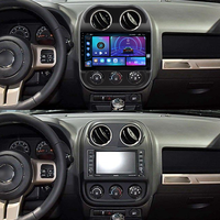 Autoradio Android BQCC 10 pouces avec Carplay pour Jeep Compass Patriot 2010 - 2016, autoradio stéréo GPS 4G WIFI, lecteur multimédia vidéo