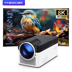 Magcubic Short Throw Projector 1080p Video <b>Mini</b> 4k Smart Lcd Projector Android 14 Hy450 Home Screen Projector - Product Image 1