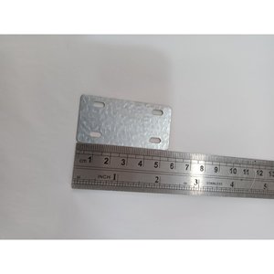 Stainless Steel <b>Metal</b> Gasket Double Hole 50mm X 30mm For DIY Bag Hardware Accessory - Product Image 1