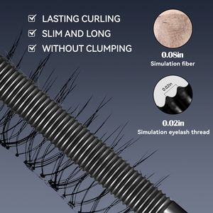 <span class=keywords><strong>Mascara</strong></span> en tube 5D métallique, waterproof, longue tenue, volume et longueur supplémentaires, fini naturel, formule crème recourbante, vente en gros - Product Image 3
