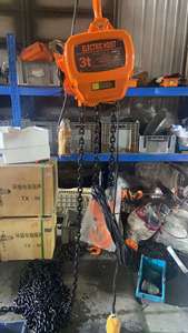 HHBB elektrikli zincir makaralı kaldıraç makine 1T 2T 3t 380V 50/60Hz 3 fazlı yeni çelik vinç ev için - Product Image 2