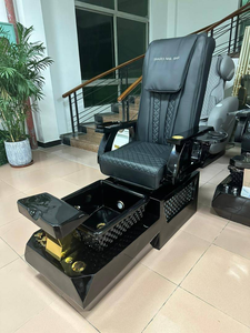 クジラのマッサージとプラットフォームの豪華なサロンの子供ボウルの色で配管なし青いマニキュアネイル家具ペディキュアスパチェア - Product Image 5