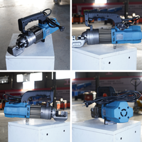 Cintreuse-coupeuse de barres d'armature électrique portative automatique, machine de découpe hydraulique portable pour la construction ZRC-16 220V Moteur ZUJI