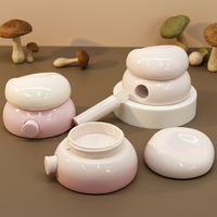 Nouveau style tendance : Matériau d'emballage cosmétique en ABS de haute qualité (3,5g-5g) en forme de champignon pour crème et masque visage