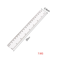 Règle de vente Hoit règles en plastique droites transparentes 15 et 20/30Cm règle à vendre fournitures de bureau papeterie
