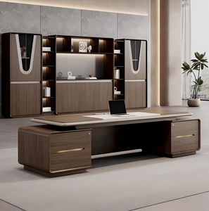 Silla de Oficina Ejecutiva Moderna de Alta Gama, Giratoria, Ajustable, con Base de Madera, para Sala de Reuniones y Conferencias - Product Image 6