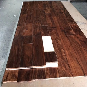 Pavimento in <span class=keywords><strong>Legno</strong></span> Massello di Acacia Lavorato a Mano, Listoni in <span class=keywords><strong>Legno</strong></span> di Acacia a Foglia Piccola Confusa - Product Image 5
