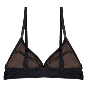 Reggiseno da donna all'ingrosso <span class=keywords><strong>push</strong></span>-<span class=keywords><strong>up</strong></span> traspirante estivo per tutti i giorni senza ferretto in nylon lavorato a maglia con rete trasparente e pizzo ultrasottile ecologico - Product Image 6