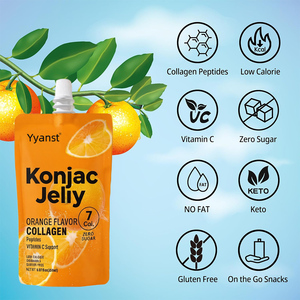 Private Label Diet supplement support fat burn weight management beauty product <b>collagen</b> peptide vitamin C konjac jelly - Product Image 5