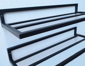 Metal Wall Mounted <b>Shoe</b> Rack Multiple Shelves Clutter Free <b>Functional</b> Sturdy Durable Spaces Rustic <b>Shoes</b> Collection Low Space - Product Image 2