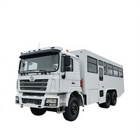 Bus de transport minier personnalisé 6x4 380HP Euro 3, 47 places, avec protection anti-chute
