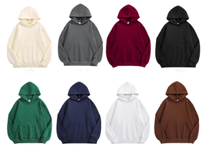 Sudadera con capucha negra para hombre con forro polar cálido de invierno 500 Gsm Soft Unisex Oversized Custom Essentials Hoodie - Product Image 3