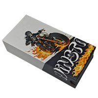 Emballage de batterie à cartouche longue blanche Boutiq avec couvercle de manchon Cr Slide Out 0.5ml 1ml 2ml Boîte de chariot holographique à l'épreuve des enfants