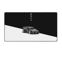 Tapis de Clavier Anti-Dérapant Motif Super Coupe Collection Voiture de Sport Tapis de Bureau Personnalisés pour Ordinateur Tapis de Souris Imperméable pour Gamers et Bureaux