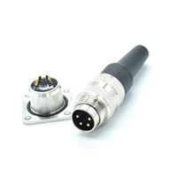 Connecteur étanche circulaire 1 ensemble J09 M16 4 broches connecteur de câble de soudage prise industrielle connecteur M16