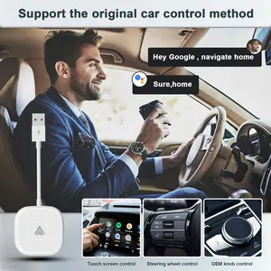 Venda quente IOS adaptador de carplay sem fio Plug and Play USB CarPlay Sem Fio AI Box Dongle para Não-carpaly Rádio Do Carro