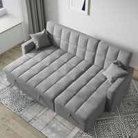 Sofá Cama Plegable en Oferta, Sofá Seccional en Forma de L de 3 Plazas