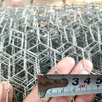 Grillage hexagonal en fer galvanisé de grande taille de 6 pieds de hauteur pour volière et poulailler, ouverture de maille de 1 pouce, filet pour volailles