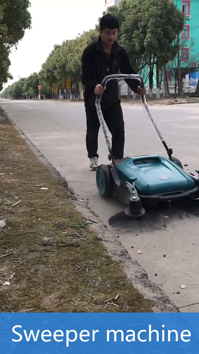 Mini Manual Hand Push Industrial Street Road Floor Cleaning Sweeper ...