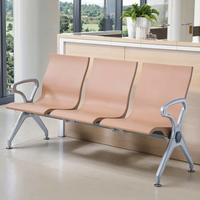 Chaises d'attente électriques en alliage d'aluminium avec port USB personnalisable de haute qualité pour l'hôpital, l'école, la clinique, le cabinet dentaire