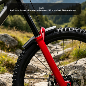 Vélo de montagne tout suspendu en carbone, 200 mm de débattement, DH Racing MTB 29 27,5 pouces, freins à disque hydrauliques LWE-DH29-001 Downhill Mount - Product Image 3