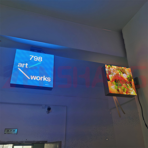 ป้ายไฟ LED รูปทรงสี่เหลี่ยมสำหรับหน้าร้าน P1.8 P2.5 P5 อัปเดตเนื้อหาผ่านแอพ WiFi ความสว่างสูง มองเห็นได้ระยะไกล กล่องไฟดิจิตอล - Product Image 6