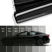 Film teinté premium pour vitres de voiture : isolation thermique, protection UV, haute clarté, anti-explosion, protection intérieure unidirectionnelle pour la confidentialité
