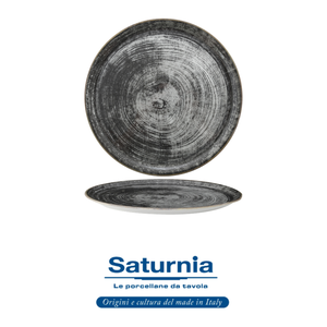 Plato para Pizza Saturnia Napoli Negro Redondo con Impresión Digital de 31 cm para Restaurante, Catering, Hotel, Suministros al por Mayor - Product Image 4