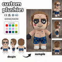 Jouets en peluche personnalisés, design de lion debout mignon, sur mesure, souvenirs du zoo, oreiller anime, 18 jouets en peluche personnalisés, dropshipping