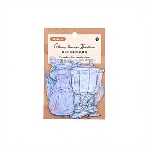 Ensemble d'autocollants vintage – Autocollants décoratifs modernes et esthétiques en papier pour scrapbooking, bullet journals, agendas et voyages - Product Image 3