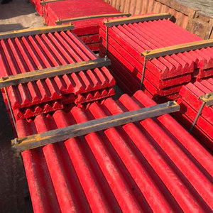 C160 Crusher Wear Accessories Fixed Jaw Plate Mn18Cr2 High Manganese Castings ASTM Certified Ore Mining 1 Piece MESTONE - Product Image 4