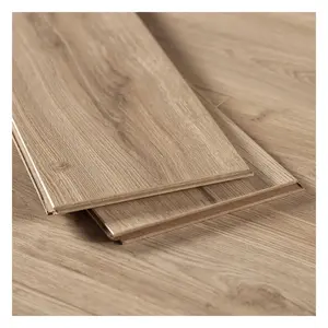 Omme-suelo laminado de vinilo AC5 de grano de madera, resistente al agua, de alto brillo, 12mm