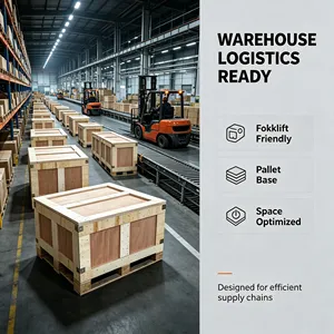 Caja de Madera Contrachapada para Logística, Circulación y Transporte, para Mercancías de Comercio Exterior, Caja para Envío Marítimo - Product Image 5