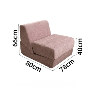 Sofá Esquinero Nórdico Moderno de <span class=keywords><strong>Dos</strong></span> <span class=keywords><strong>Plazas</strong></span> con Funda de Chenilla, Sofá Cama 3 en 1 Comprimido al Vacío y Sillón para Uso en Hoteles y Salas de Estar - Product Image 6