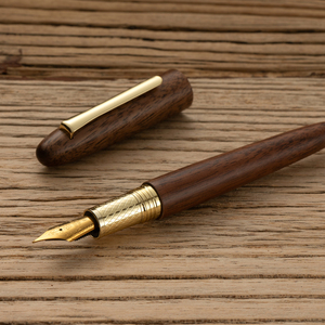 Penne Stilografiche in Legno Naturale con Punta in Iridio da 0,5mm per Calligrafia Professionale - Product Image 5