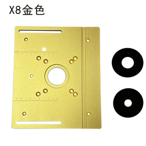 Electrical Router Aluminum Base Plate With Dust Collection For Woodworking Trim And Groove 2 Axis Single Spindle - Product Image 6