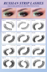 <span class=keywords><strong>Cils</strong></span> de bande russes chauds en gros Style court <span class=keywords><strong>Effet</strong></span> de salon Noir Bande mince 3d Vegan <span class=keywords><strong>Cils</strong></span> de bande russes sans cruauté - Product Image 6