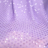 FB003 Tissu en maille élastique de luxe avec strass, tissu en tulle à cristaux thermocollants pour robe de mariée, robe de soirée, robe de bal