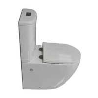 WC deux pièces blanc à double chasse CE, en céramique, à poser au sol, design moderne, siphon en P, siphon en S, certifié Watermark