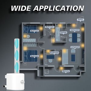 Luz nocturna inteligente con sensor de movimiento OEM ODM, se enchufa, sensor de luz del anochecer al amanecer, lámpara nocturna LED de 0.5W para dormitorio y pasillo - Product Image 4