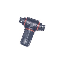 Connecteurs électriques étanches IP68 M21 en nylon PA66 avec contact en laiton JiaHui 3 voies 2 3 4 broches pour solutions d'éclairage extérieur